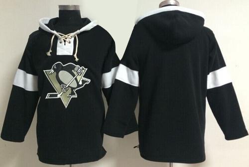 Pittsburgh Penguins Blank Black Pullover NHL Hoodie